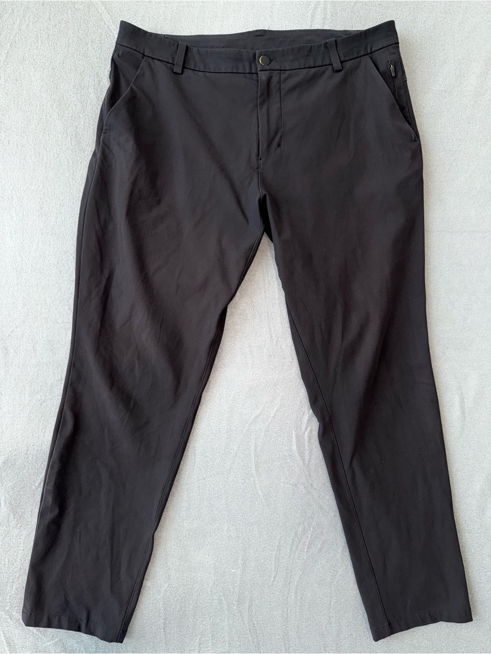 Lululemon Men’s Commission Pant Black Size 36x28 Stretch Travel Casual